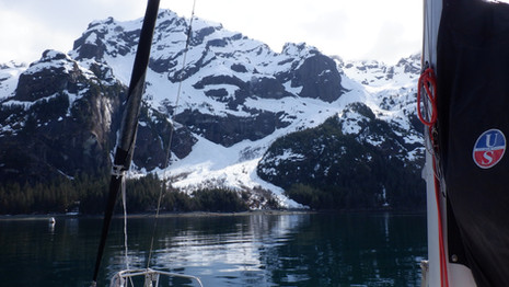 Sailing through Southeast Alaska