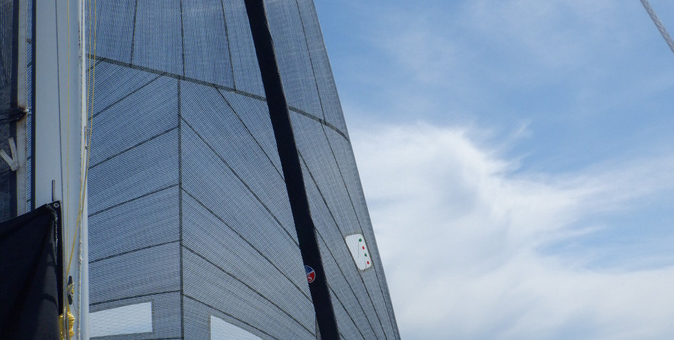 Sailing close up